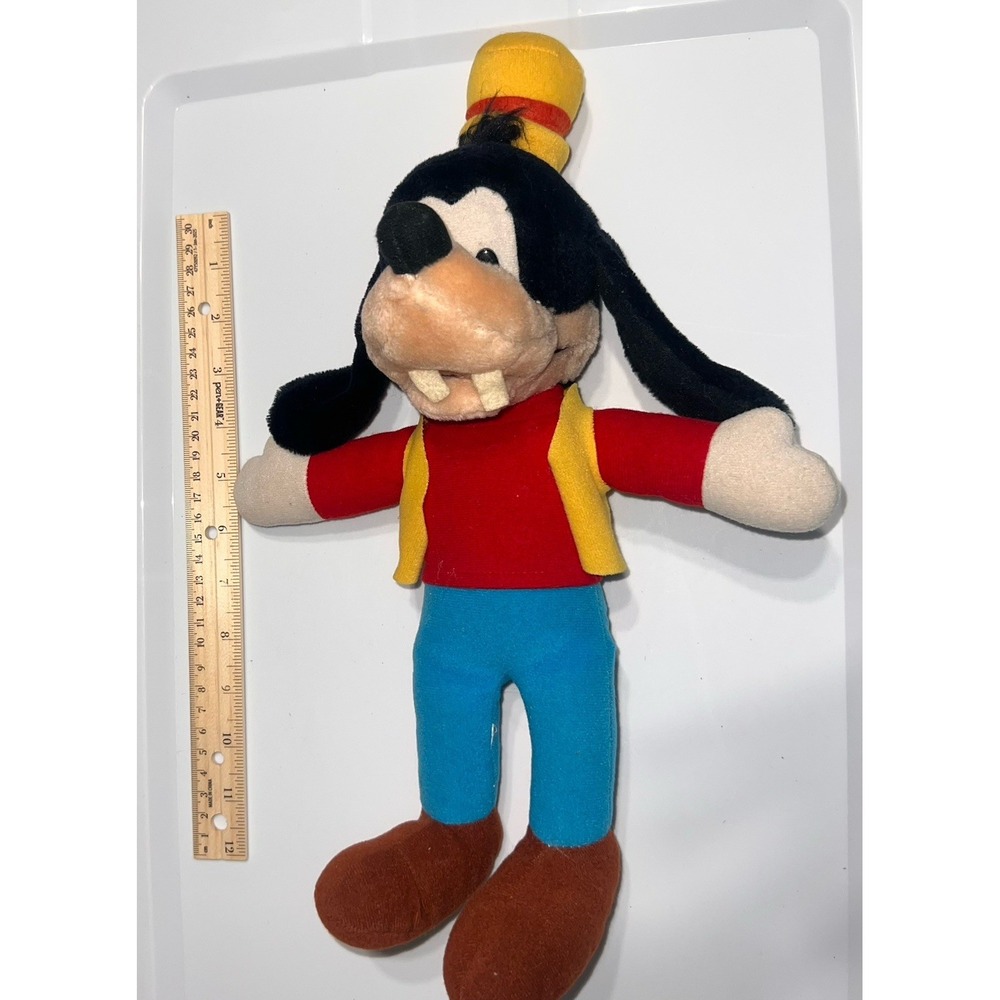 Vintage Disneyland Walt Disney World Goofy Plush Stuffed Toy Original Disney Toy - Picture 11 of 13